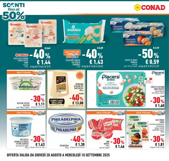 SCONTI FINO AL 50% 