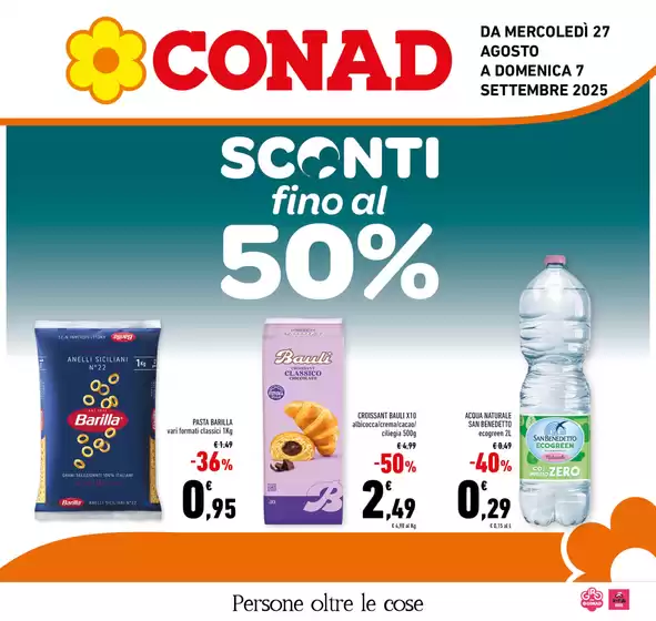 Sconti fino al 50%