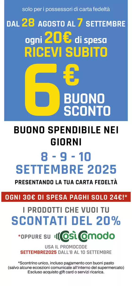 Tanti prodotti scontati