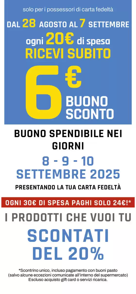 Tanti prodotti scontati