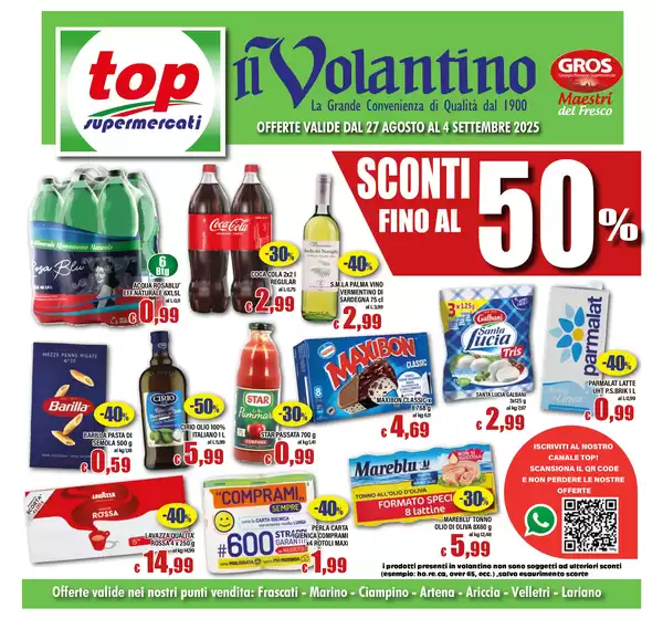 Sconti fino al 50%