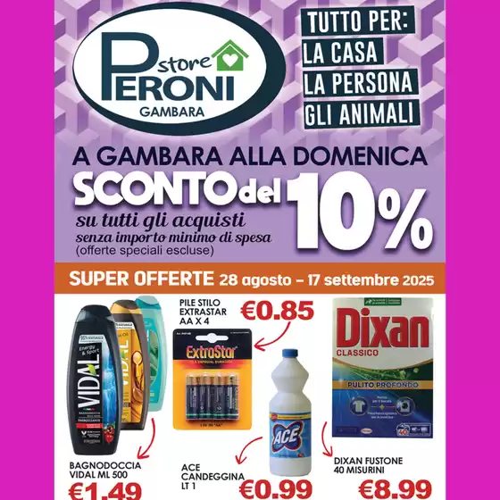 Sconto del 10%