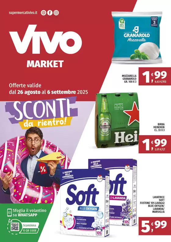 Sconti da rientro!