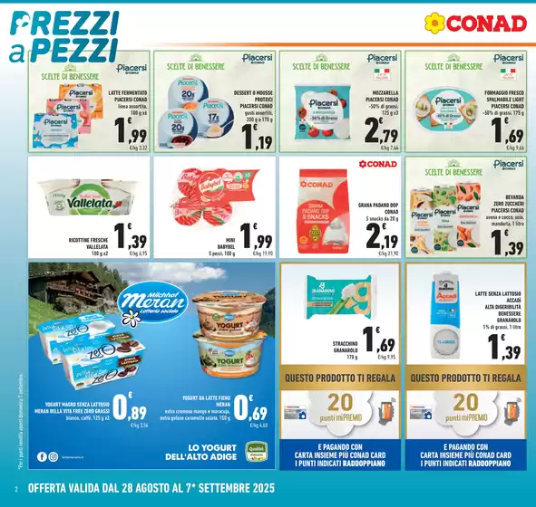 Prezzi a pezzi
