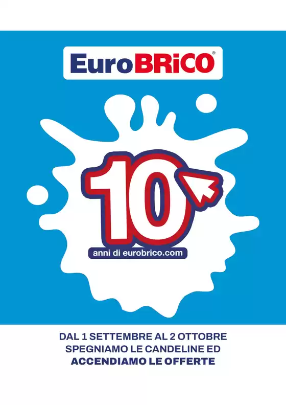 Volantino Eurobrico a Fiumicino | 10 anni di Eurobrico | 2025-09-01T00:00:00.000Z - 2025-10-02T00:00:00.000Z