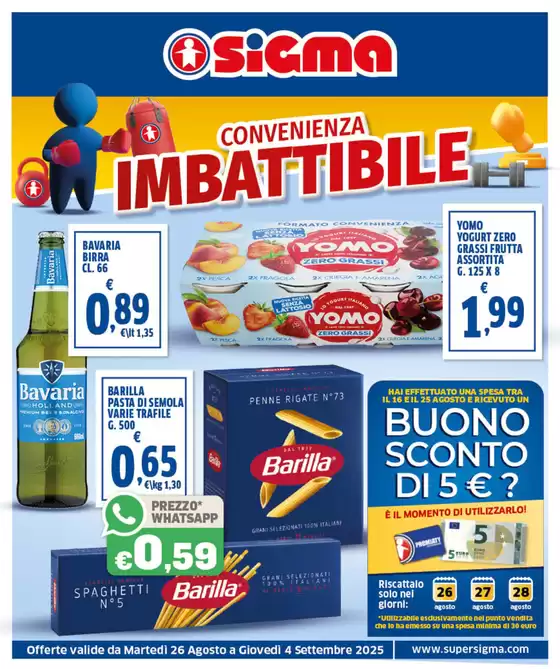 Volantino Sigma a Roccalumera | Convenienza imbattibile | 2025-08-26T00:00:00.000Z - 2025-09-04T00:00:00.000Z