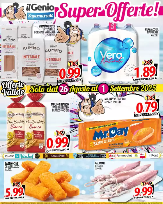 Volantino Il Genio a Santa Maria la Carità | Dal 26 agosto al 1 settembre 2025 | 2025-08-26T00:00:00.000Z - 2025-09-01T00:00:00.000Z