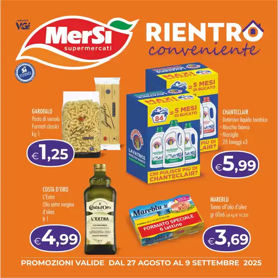 Rientro conveniente
