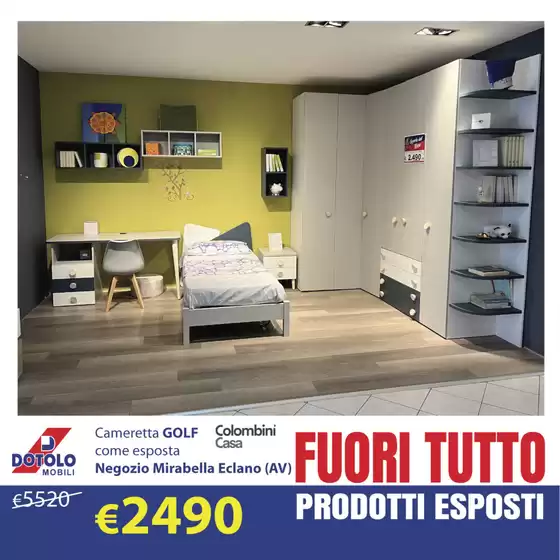 Fuori tutto prodoti esposti