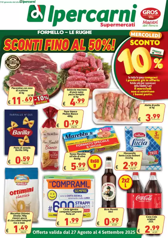 Sconti fino al 50%!