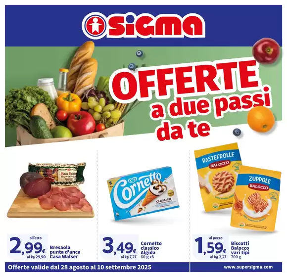 Offerte a due passi da te, Sigma