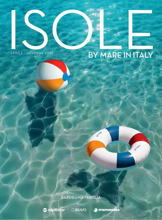 Volantino Alpitour a Brescia | Isole by Mare in Italy | 2025-04-01T00:00:00.000Z - 2025-10-31T00:00:00.000Z