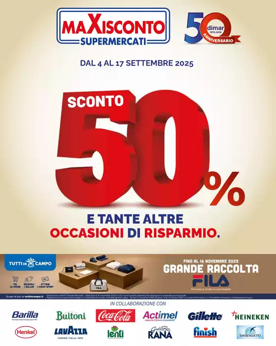 Sconto 50%
