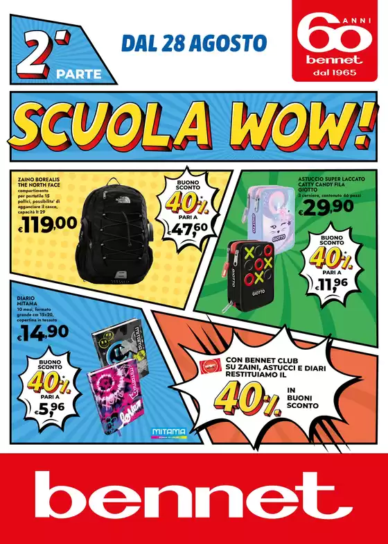 Volantino Bennet a Polla | Scuola Wow! 2 Parte | 2025-08-28T00:00:00.000Z - 2025-09-17T00:00:00.000Z