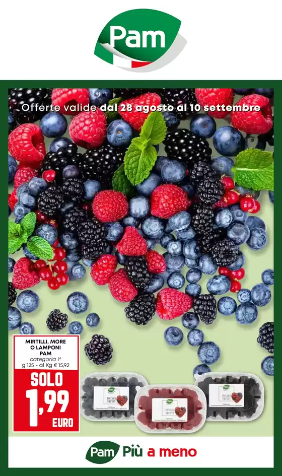 Offerte valide dal 28 agosto al 10 settembre
