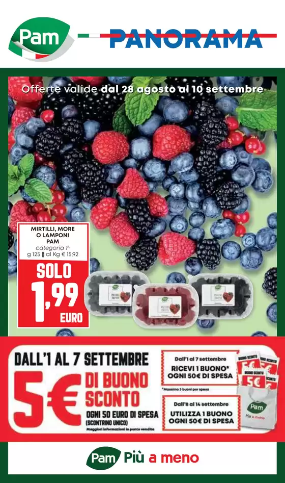Offerte valide dal 28 Agosto al 10 Settembre