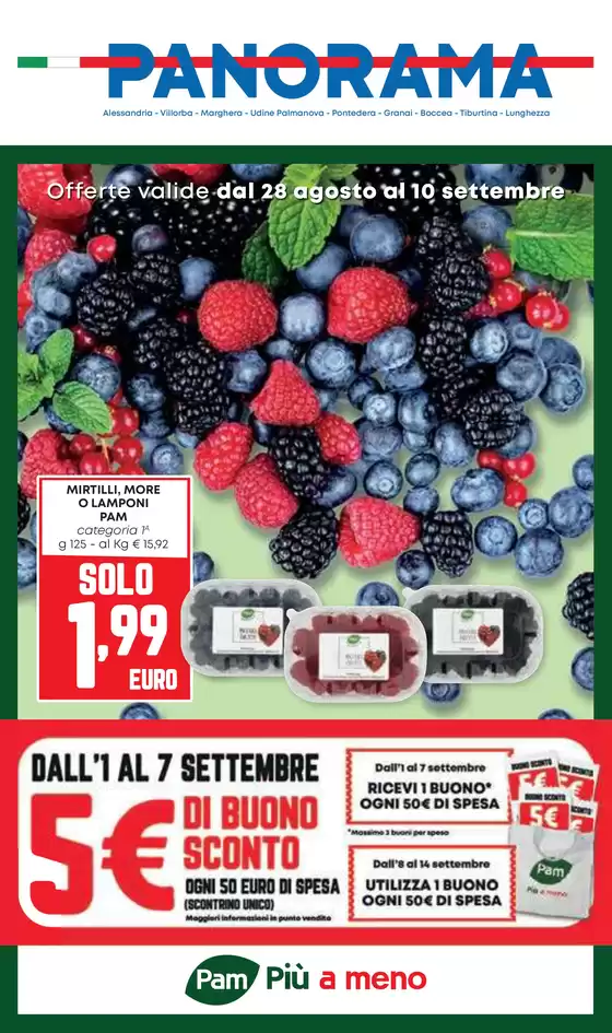 Offerte valide dal 28 agosto al 10 settembre