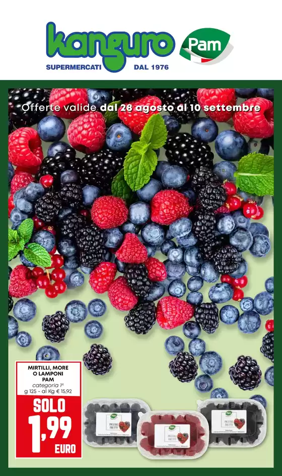 Offerte valide dal 28 agosto al 10 settembre