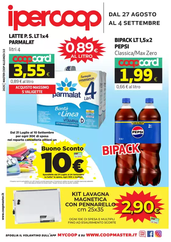 dal 27 aGOSTO al 4 SeTTembre