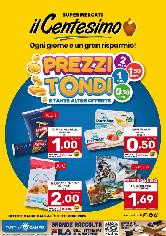 Prezzi tondi