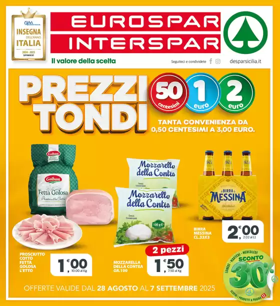 Prezzi tondi