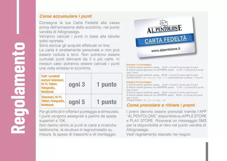 Catalogo punti 2025