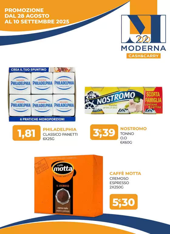 PROMOZIONE DAL 28 AGOSTO AL 10 SETTEMBRE 2025