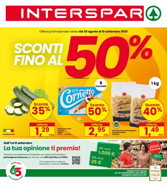 Sconti fino al 50%