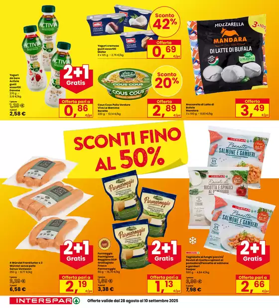 Sconti fino al 50%