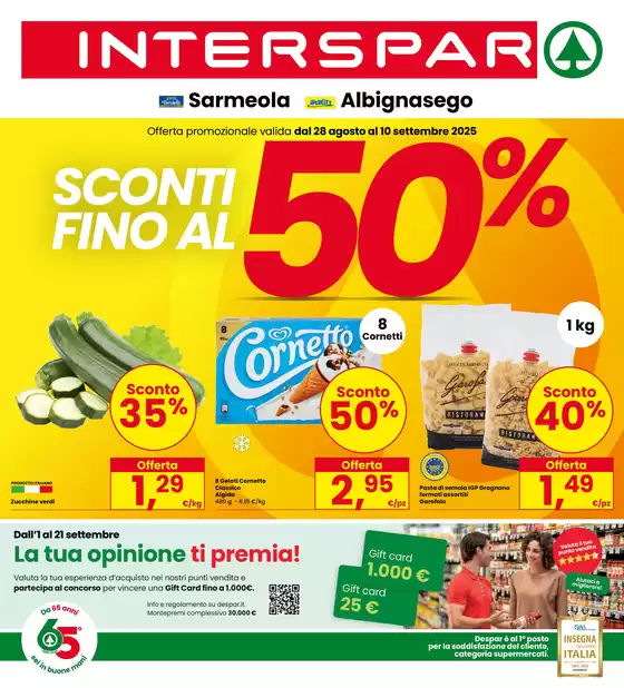 Sconti fino al 50%