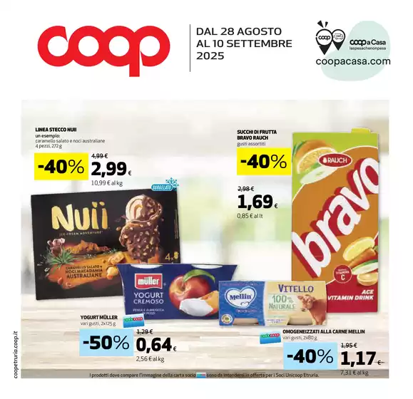 Volantino Coop a La Spezia | DAL 28 AGOSTO AL 10 SETTEMBRE 2025 | 2025-08-28T00:00:00.000Z - 2025-09-10T00:00:00.000Z