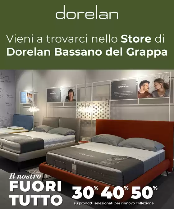 Volantino Dorelan a Afragola | Dorelan Bassano del Grappa | 2025-09-01T00:00:00.000Z - 2025-09-28T00:00:00.000Z