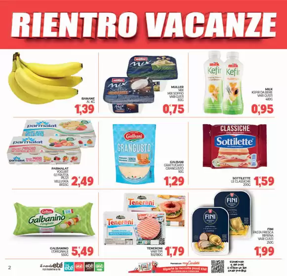Rientro vacanze