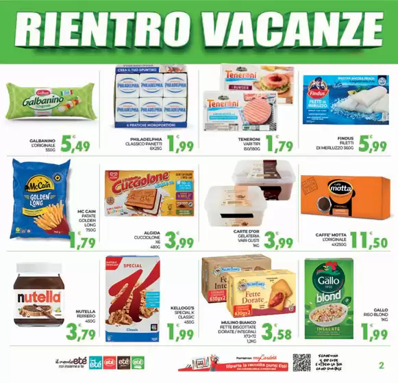 Rientro vacanze