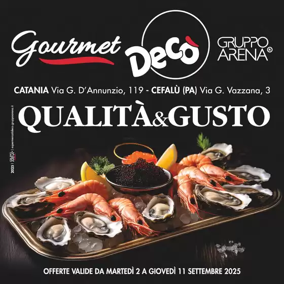 Volantino Decò | Qualità & Gusto | 2025-09-02T00:00:00.000Z - 2025-09-11T00:00:00.000Z