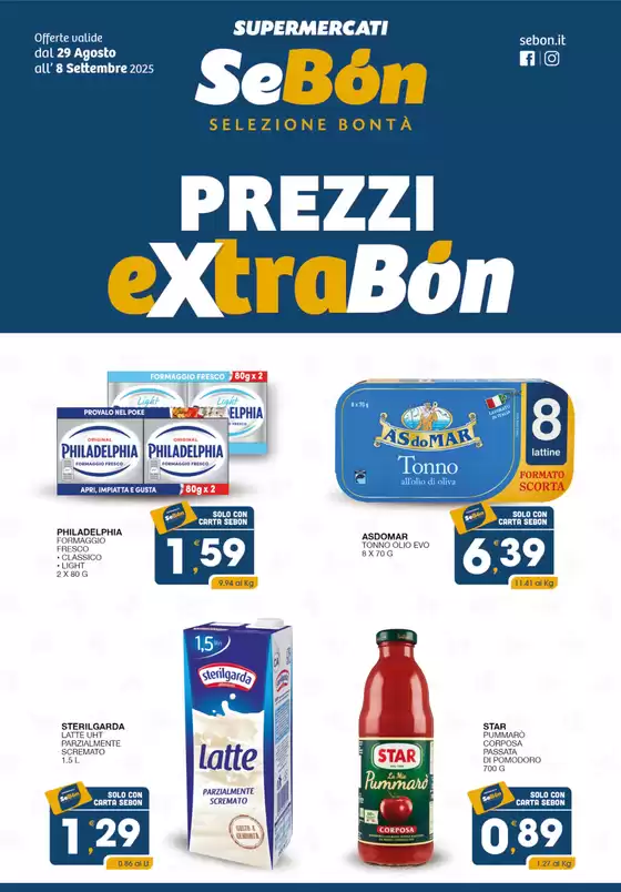 Prezzi extrabon