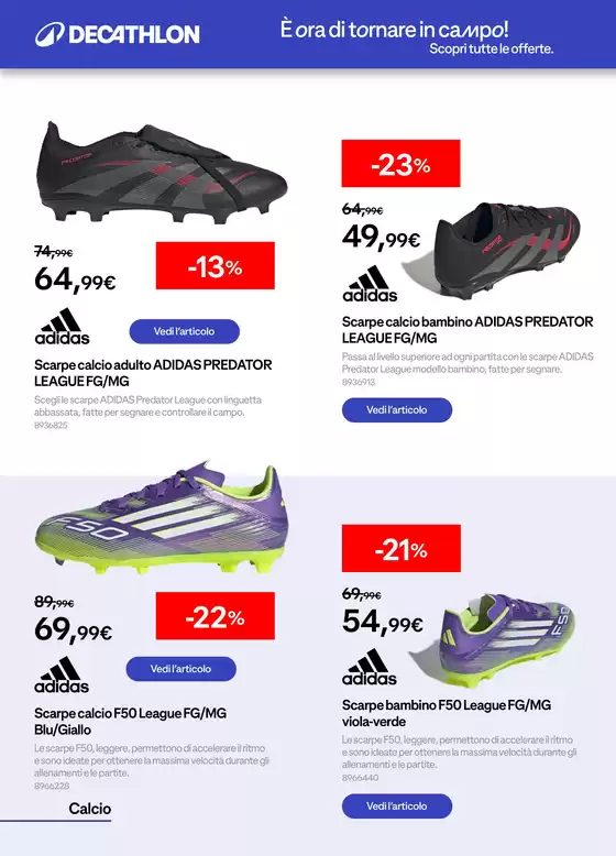 È ora di tornare in campo!