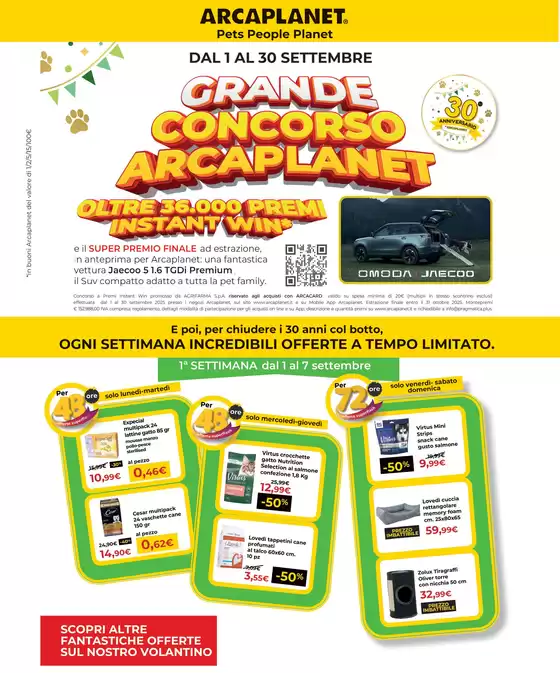 Grande concorso Arcaplanet