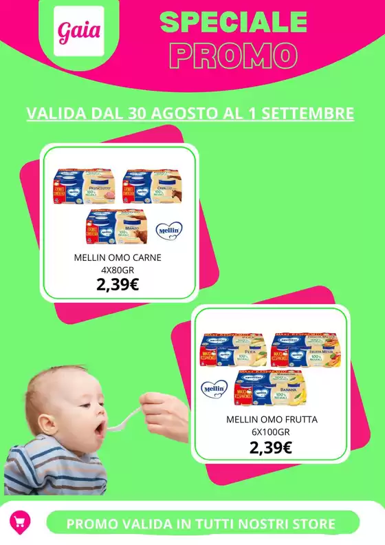 Volantino Sanitaria Gaia a Bolzano | Valida dal 30 agosto al 1 settembre | 2025-09-01T00:00:00.000Z - 2025-09-01T00:00:00.000Z
