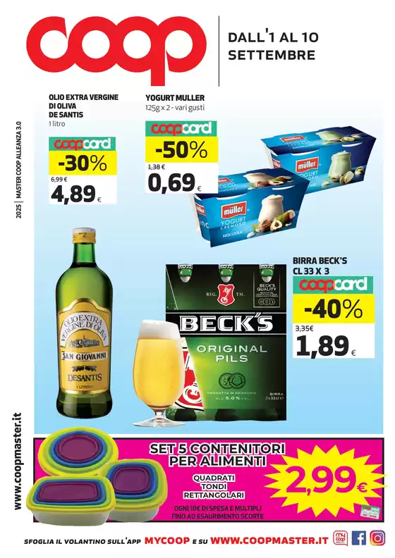 dalL'1 al 10 SETTEMBRE