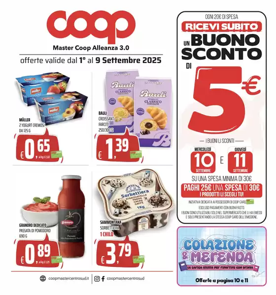Offerte valide dal 1 al 9 Settembre 2025
