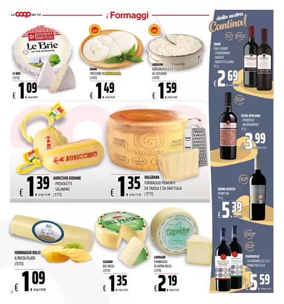 Offerte valide dal 1 al 9 Settembre 2025
