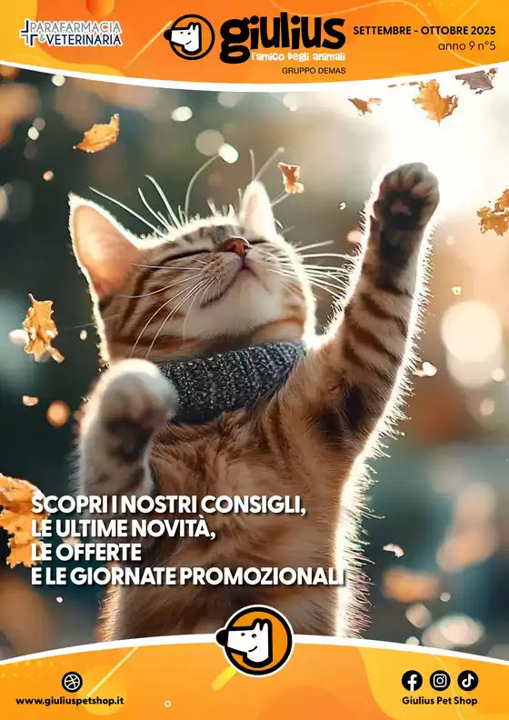 Volantino Giulius a Formello | Settembre - Ottobre 2025 | 2025-09-01T00:00:00.000Z - 2025-10-31T00:00:00.000Z