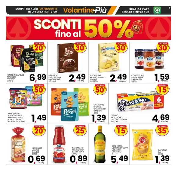 Sconti fino al 50%