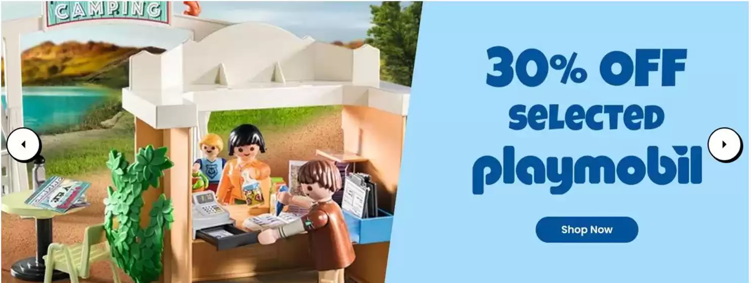 30% off selected playmobil