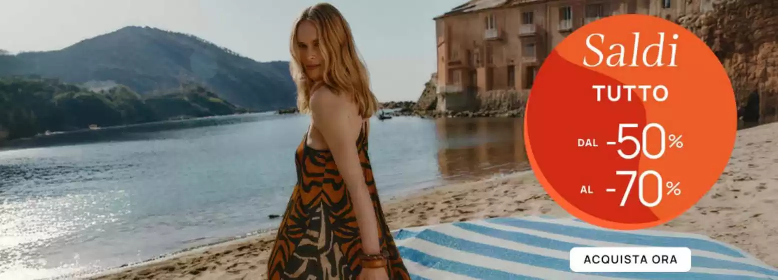 Saldi Tutto dal -50% al -70%