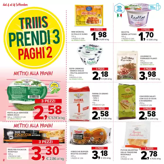 Triiis prendi 3 paghi 2 