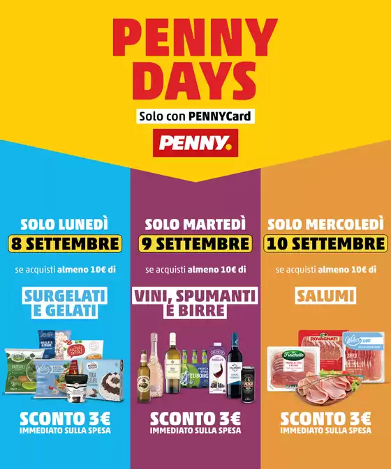 Volantino PENNY | Penny Days | 2025-09-08T00:00:00.000Z - 2025-09-10T00:00:00.000Z