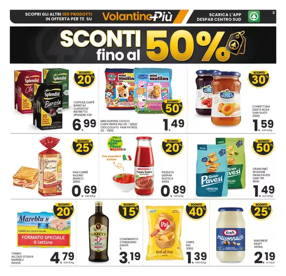 Sconti fino al 50%
