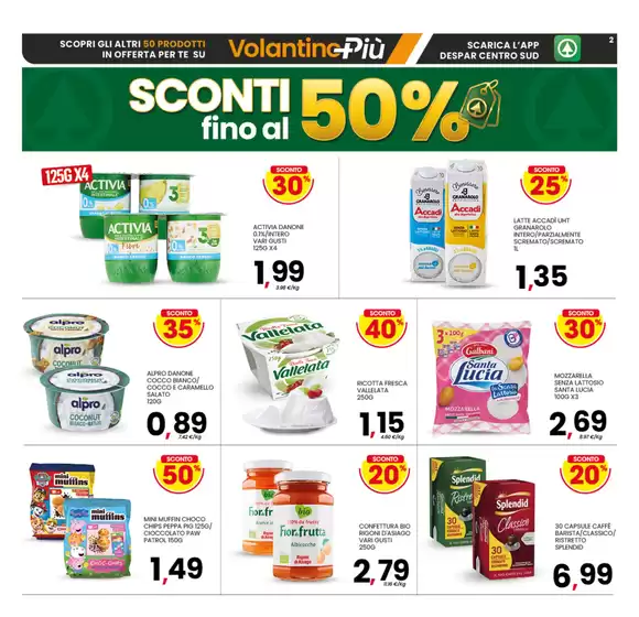 Sconti fino al 50%